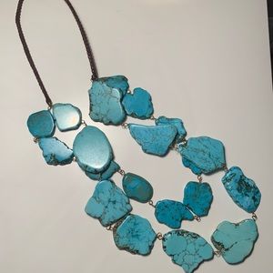 Panacea Turquoise Statement Necklace